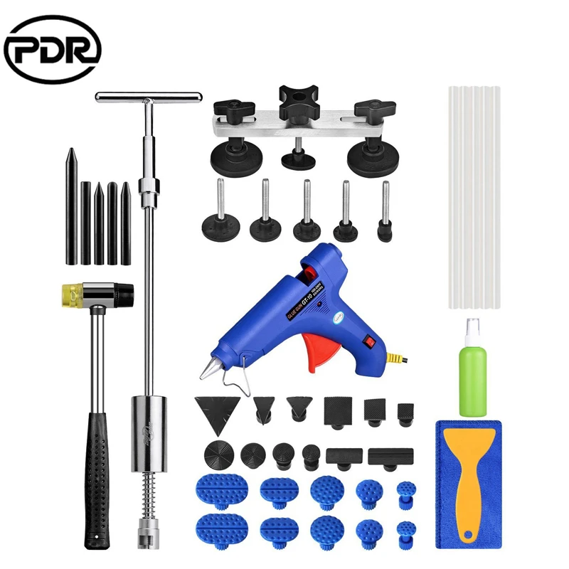 

PDR Tools Puller Car Dent Repair Kit Paintless Hail Remover Set Repair Tools Dent Lifter Remover Repair Puller