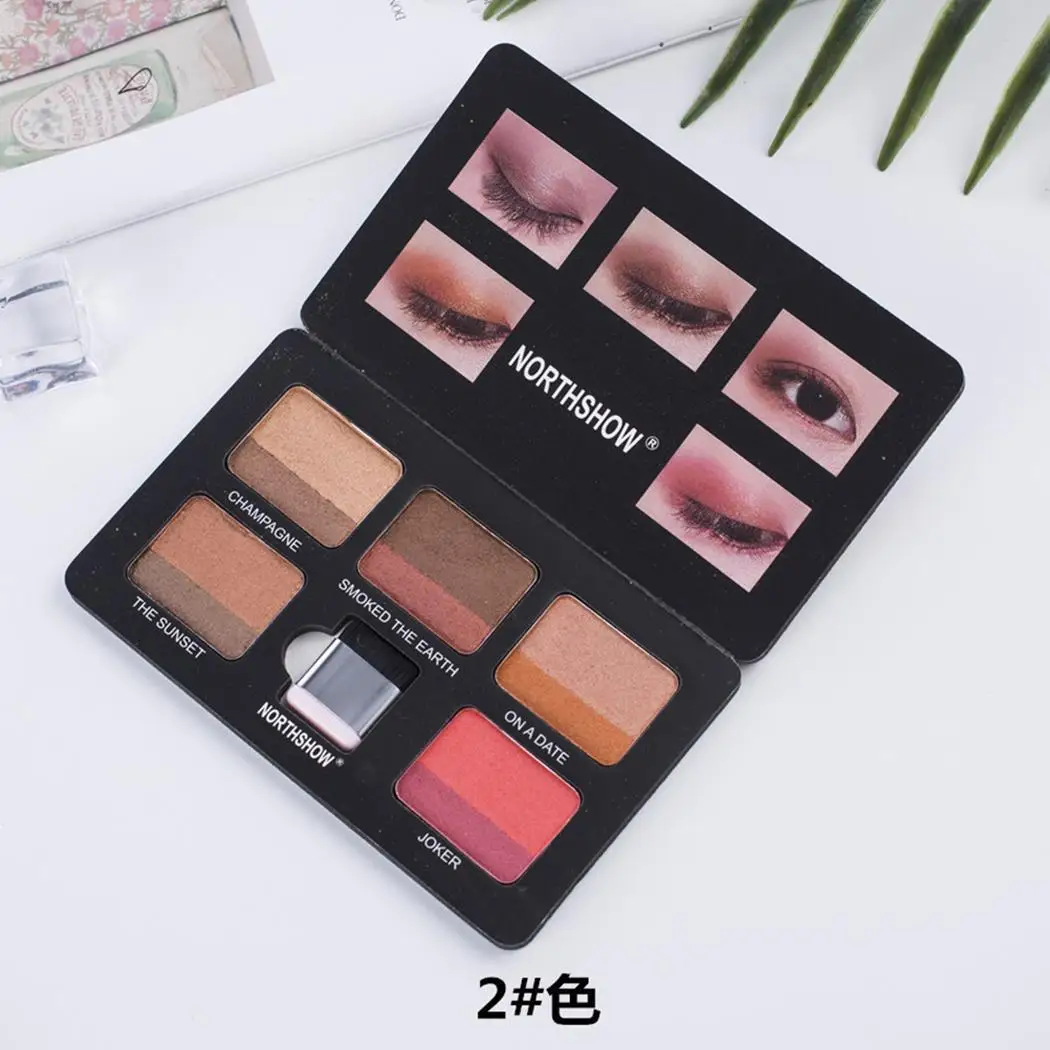 

New Women Cosmetic Make Up Multi Powder ABS Color Eye 42g Shadow Shimmer Eyeshadow Palette Palette/5 colors