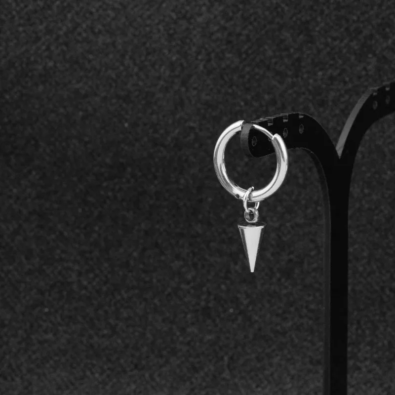 Set of TWO Korean PUNK Style USD $ Money sign Studs Earring Fine Stainless Steel