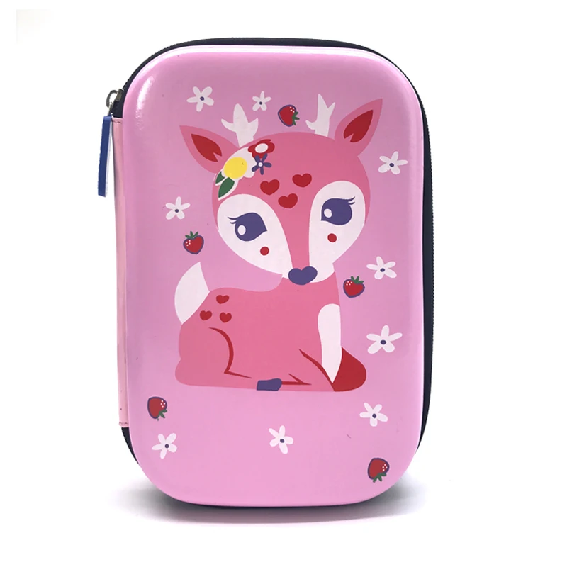 Чехол для карандашей с оленем estuche escolar Kawaii trousse scolaire stylo из искусственной кожи чехол для карандашей школьный