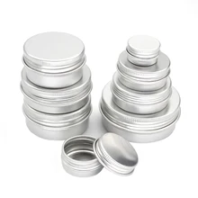 50 шт./лот 5g 10g 15g 20g 30g 40g 50g Алюминий банки 5 мл 10 мл 15 мл 20 мл 30 мл 40g 50 ml Пустые косметический металла Алюминий контейнеры жестяные