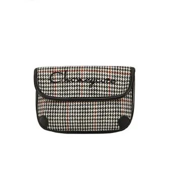 

Super fire wide shoulder strap woolen bag female 2019 spring and summer new fashion wild shoulder bag Messenger bag