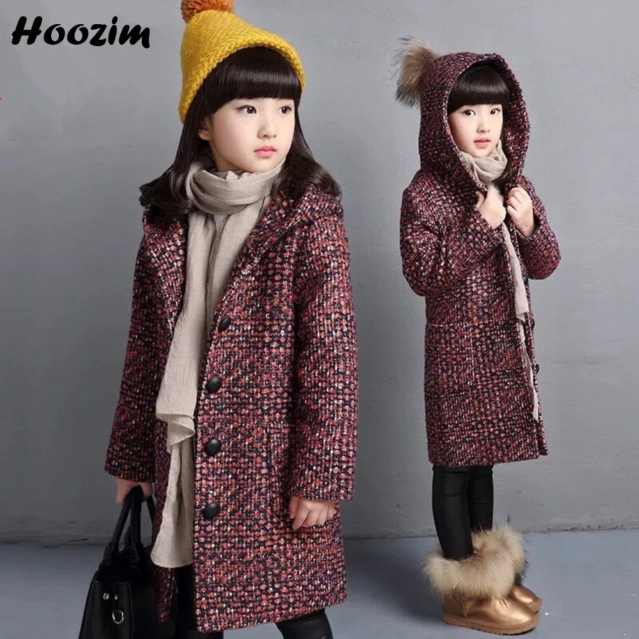 

Winter Long Jacket For Girls 5 10 11 Years Fashion Cotton Parka Kids European Girls Clothing Beautiful Autumn Warm Coat Children