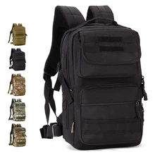 25L Nylon Camo Táctico MOLLE Asalto Raquetas Mochila deportes al aire libre Escalada Viaje Camping Caza Ciclismo