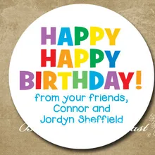 Персонализированные Подарочный стикер на заказ вечерние сувенирные бирки на сумку подарочные бирки украшения на день рождения Детские вечерние Подарочная коробка конфет