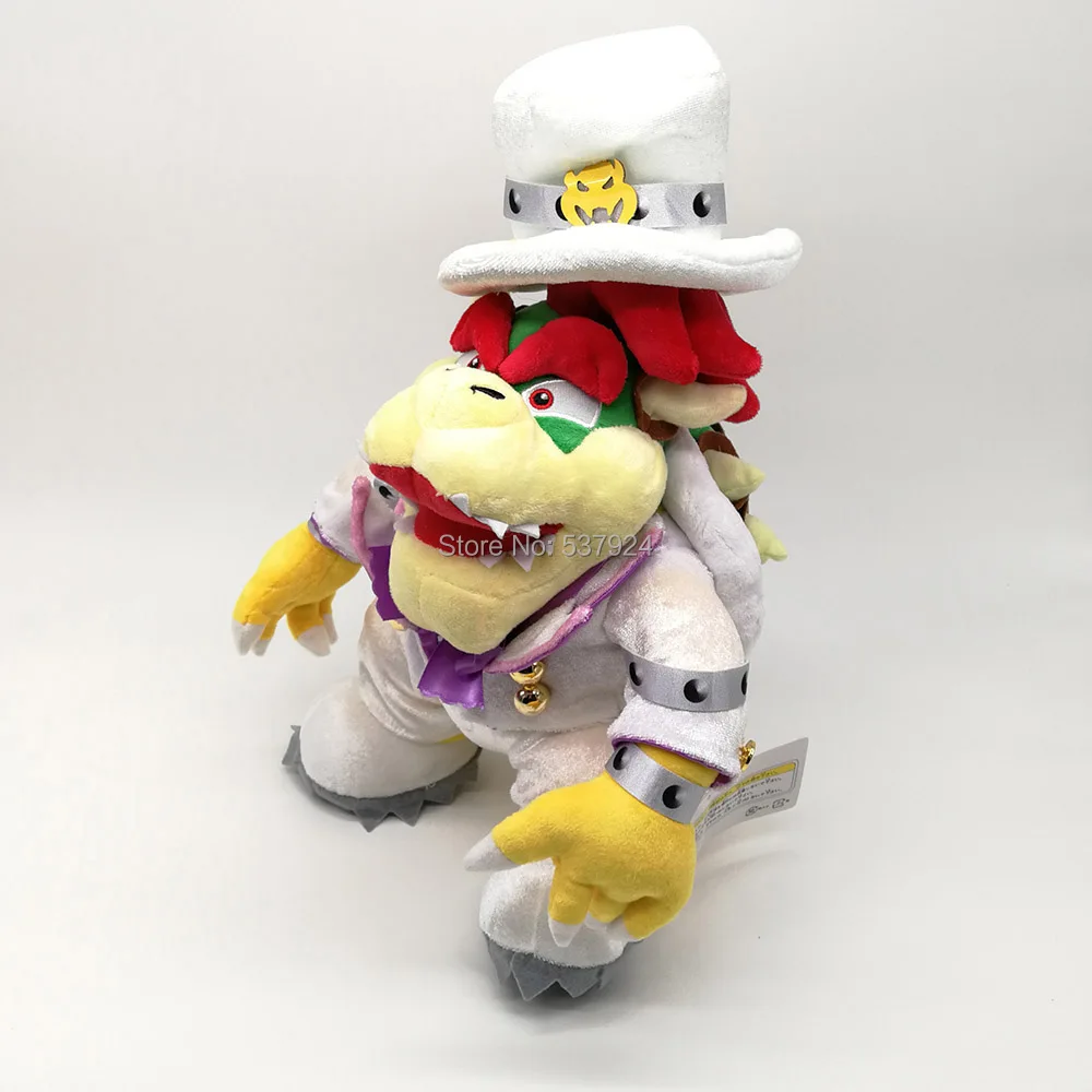 Марио Синий Bowser сухой Bowser King Bowser koopa Bowser платье 10-1" 25-36 см плюшевая кукла