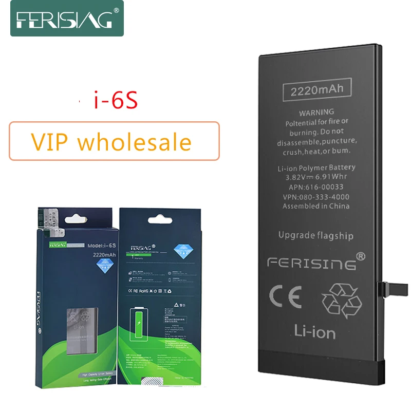 

Wholesale (Made in 2019) FERISING New OEM Phone Battery For iPhone 6S Original 0 Cycle bateria i6s Replacement Batteries