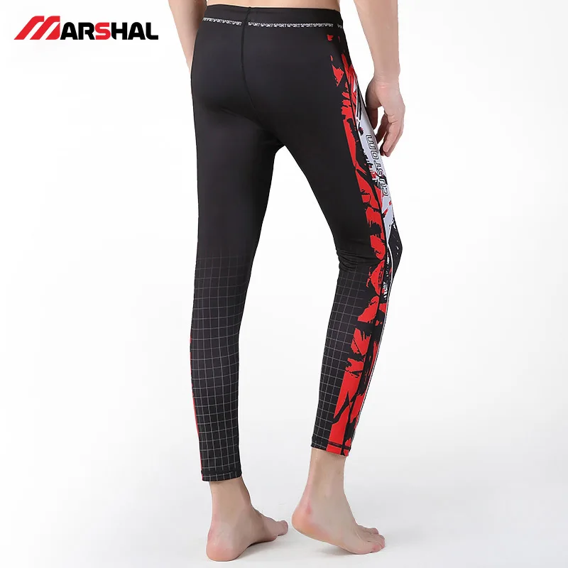 

Men's Tights Compression Pants Long Trouser Leggings Hommes Polyester Spandex Quick Dry High Elasticity Ropa Deportiva