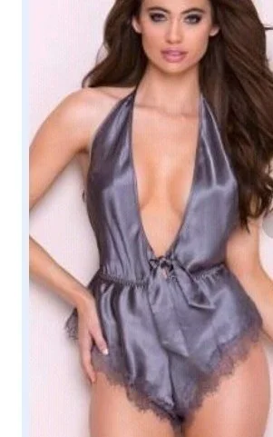 Размера плюс женское сексуальное женское белье костюм кружева Babydoll Chemise Porno сексуальное нижнее белье женское платье с открытой спиной Ночная рубашка