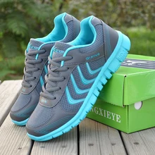 Women casual shoes fashion breathable casual mesh shoes women flat sneaker 2017