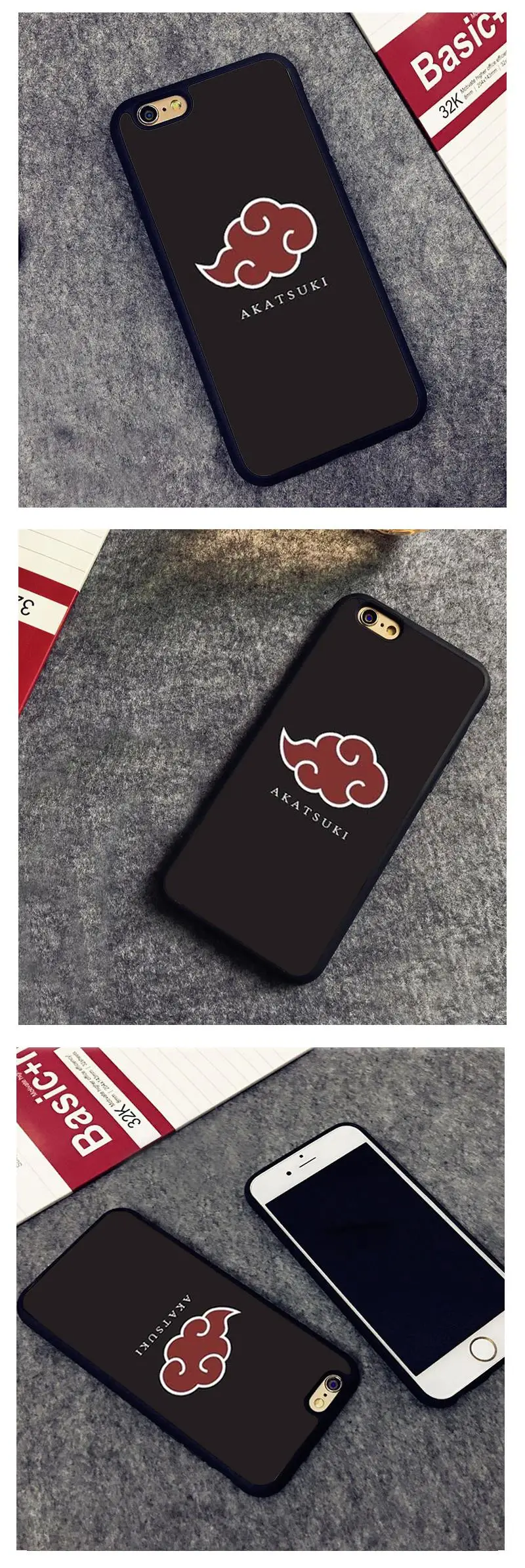 AKATSUKI CLOUD SYMBOL IPHONE CASE