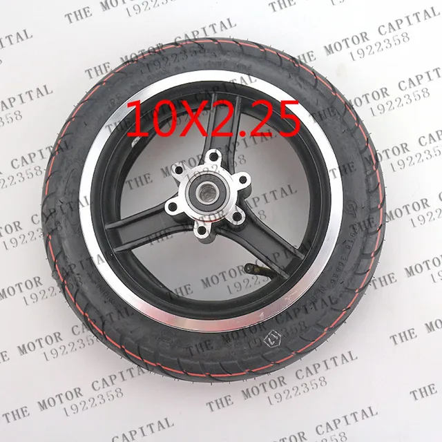 10 inch Electric Scooter Tire 10x2.25 inner tube with tyre and Rim hub