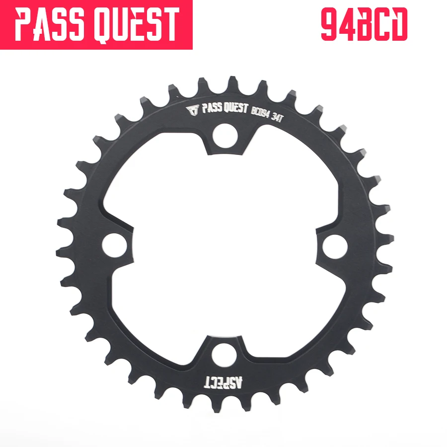 

PASS QUEST 94BCD MTB mountain bike chain wheel bicycle narrow wide chainring sprocket 32T 34T 36T 38T 40T crankset tooth plate