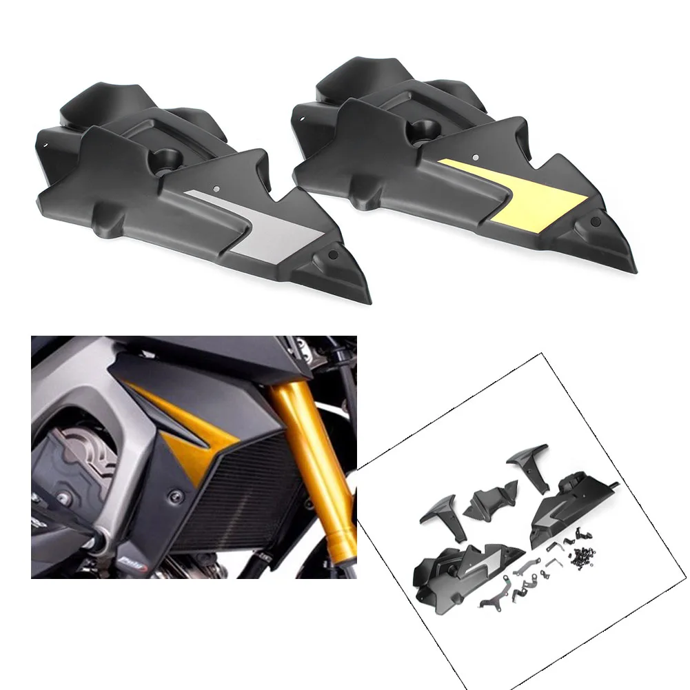 Fashion Moto Side Frame Body Fairing Kit ABS Gold for Yamaha MT 09 FZ09 2014 2015in Covers