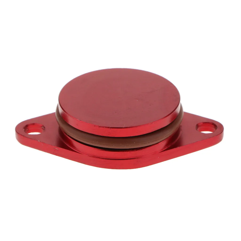 12 Pcs Portable 2.76 x 1.97 x 0.39 Inch Aluminum Swirl Flap Blanks Repair For Bmw 320 520 530 525 730D Red & Black 