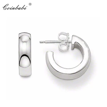 

Stud Earrings Creole Vintage Gift For Women Ts High Quality Earring Thomas Style 925 Sterling Silver Zirconia Fashion Jewelry