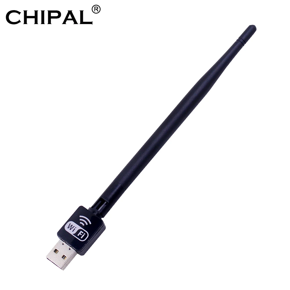 

CHIPAL 150Mbps USB WiFi Receiver Adapter MT7601 Network Card Wireless Antenna 802.11b/n/g High Speed USB 2.0 Lan Ethernet
