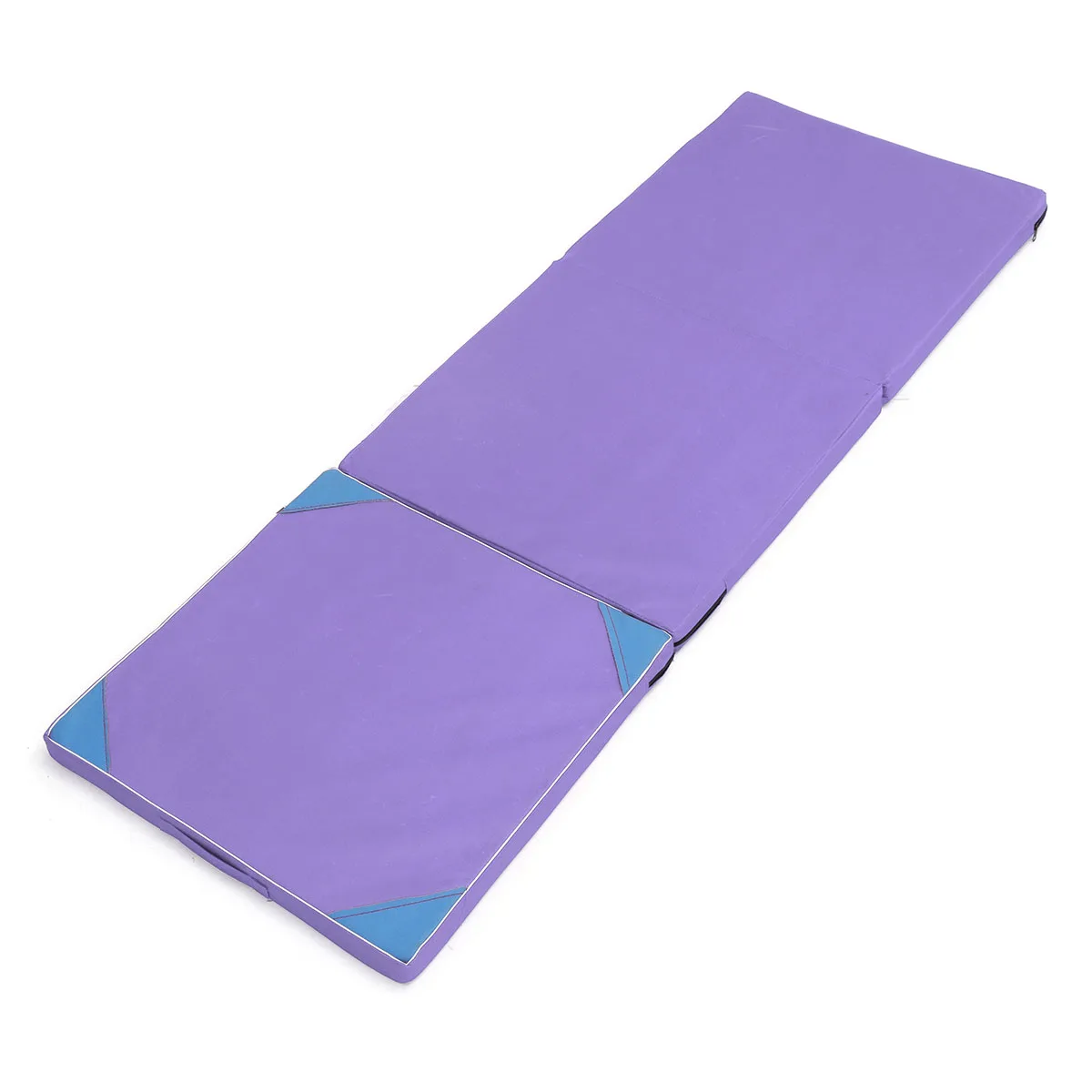 Folding Gymnastics Mat Gym Yoga Mat Non Slip Dance Exercise Fitness Judo Pilates Gym Indoor Outdoor Picnic Mat 180x60x5cm - Цвет: Фиолетовый