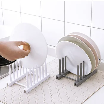 

240pcs/lot Plastic Dish Plate Rack Tableware Shelf Plate Cutlery Cup Houlder Drain Bowl Rack Dish Shelf Kitchen Accessories
