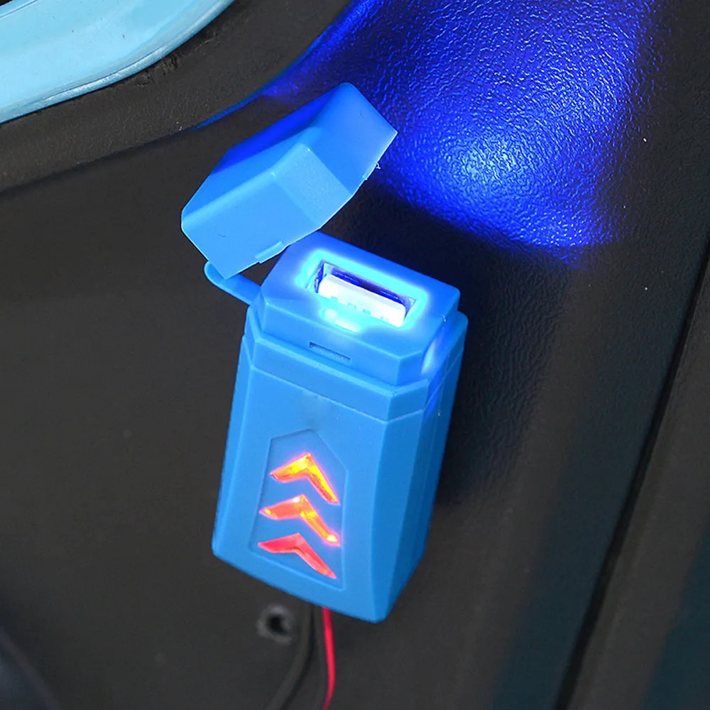 Водонепроницаемое Зарядное устройство USB для мобильного телефона мотоцикла с
