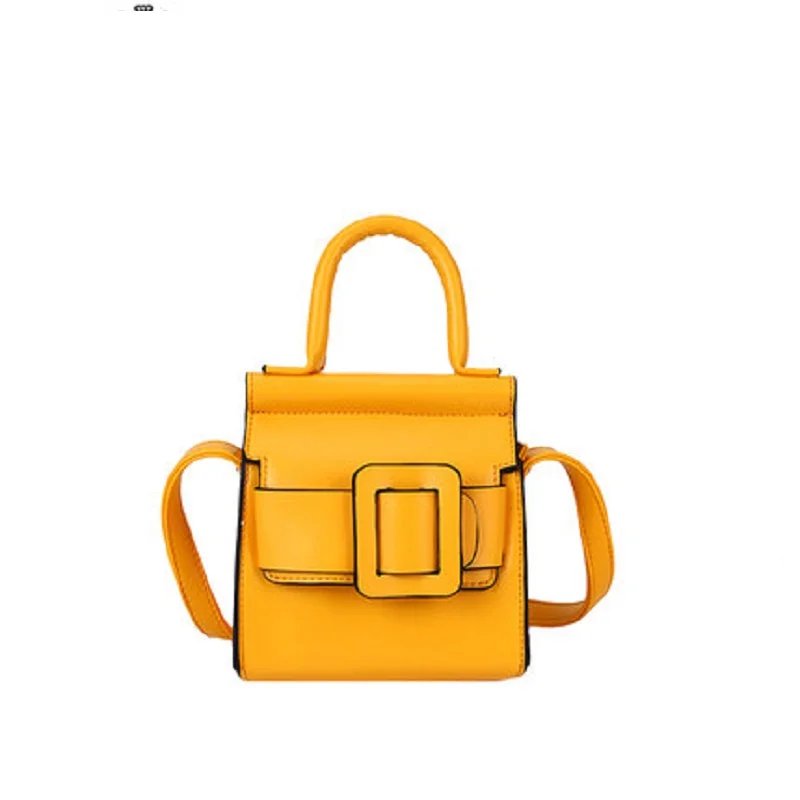 

Spring small bag female 2019 new wave retro small bag handbag fashion wild solid color simple shoulder Messenger bag