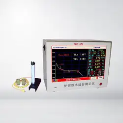 NKS-3 настольный компьютер Тип Предварительно нагреватель расплавленного железа анализатор углерода кремния печь гладить анализатор