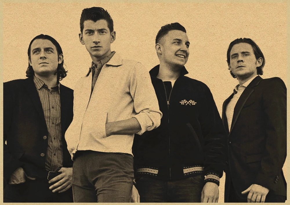 Рок-Группа Arctic Monkeys крафт-бумага плакат настенный домашний бар плакаты домашний декор