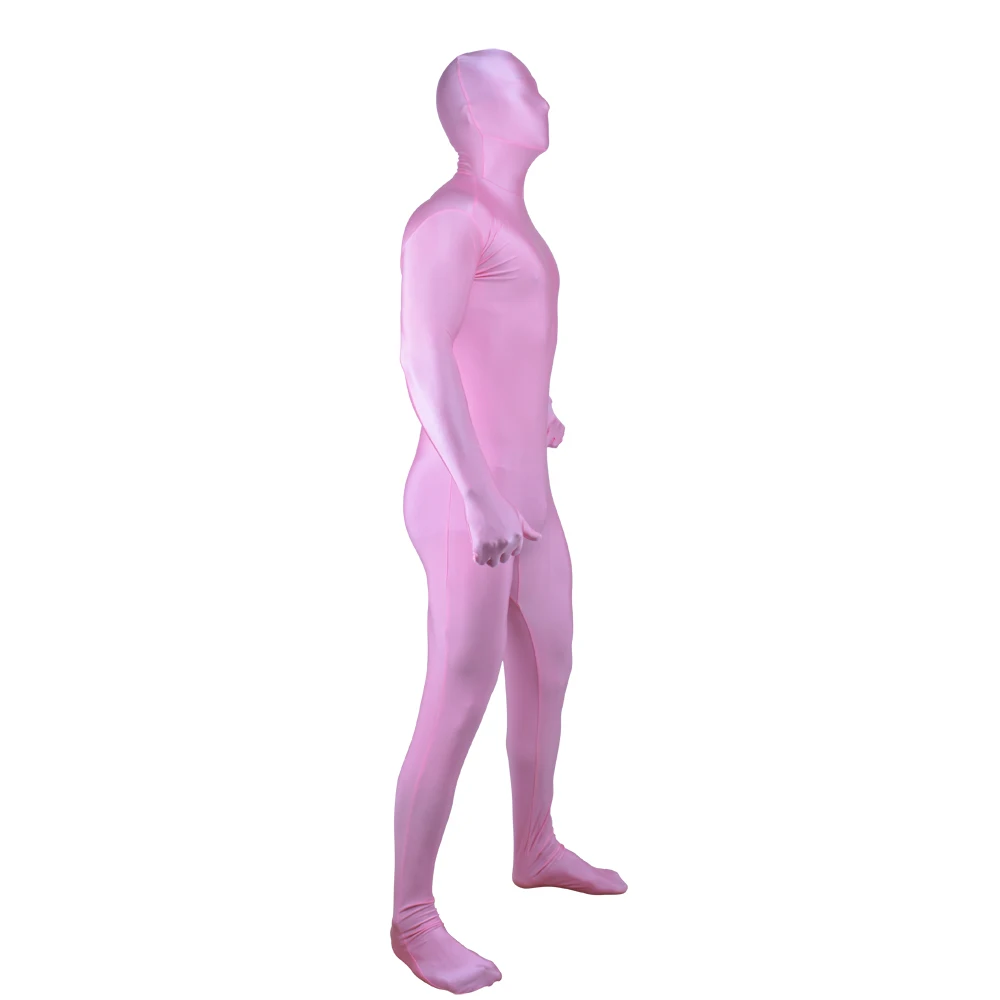 (SCM032) Spandex Nylon Lycra Fetish Zentai Suit Full Body Unisex Second Skin Transparent Tight