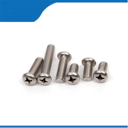 

Free shipping 50pcs M5*14 Round head screws steel Cross round head screws screws Cross Screws Round Head with good quality