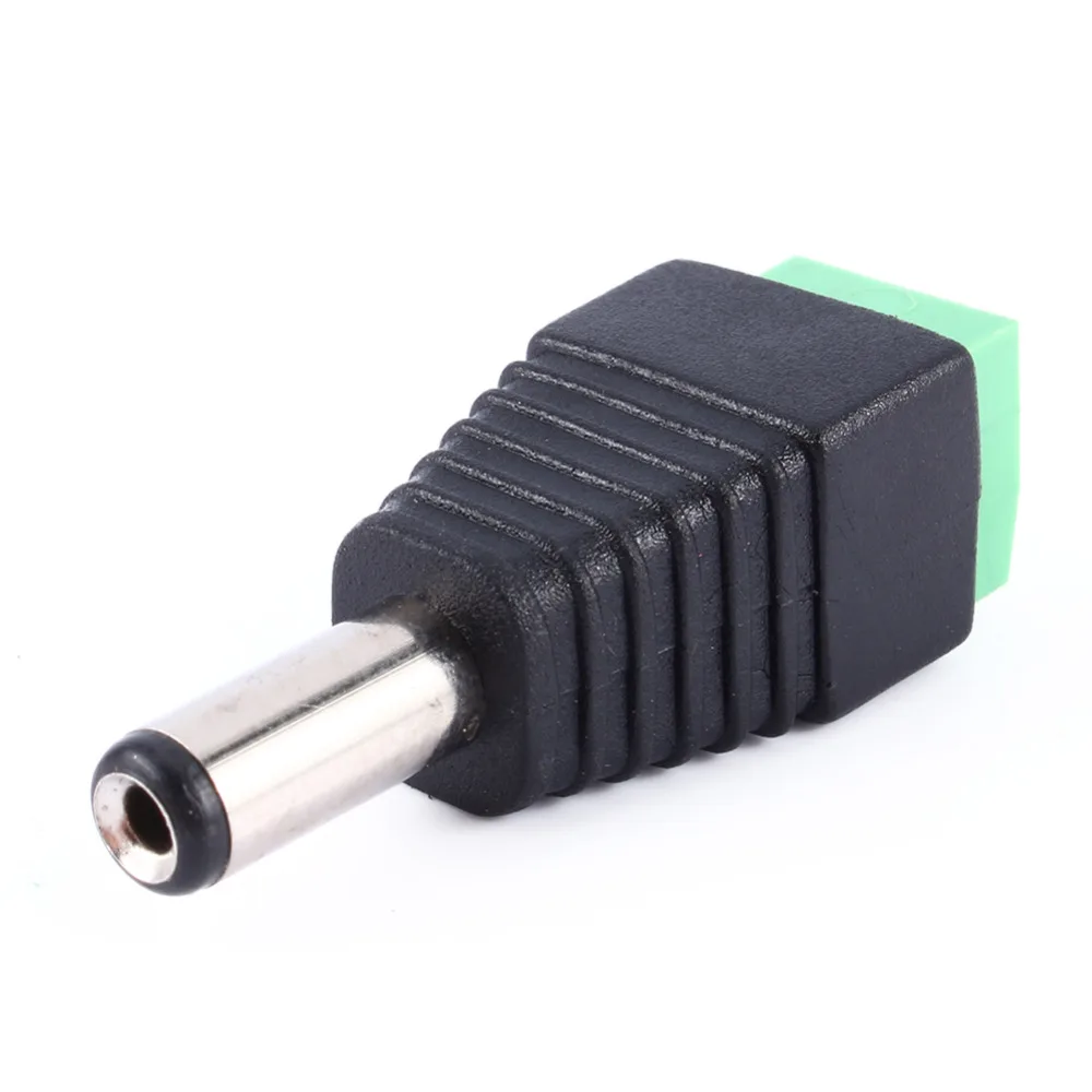

2.1 x 5.5mm DC Power Male Plug Jack Adapter Connector Plug For CCTV LED Light