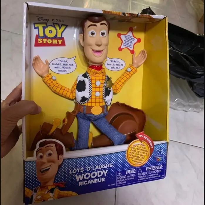 20-летие Pixar История игрушек Вуди говорящая фигурка игрушка Синг Н 'йодель Джесси кукла Дети Рождественский подарок