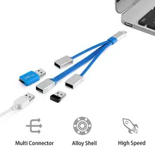 OTG USB C Hub Connector Super Speed Thunderbolt 3 USB Type C Hub to USB 3.0/2.0 for Macbook Pro Laptop Phone USB-C Interface Use