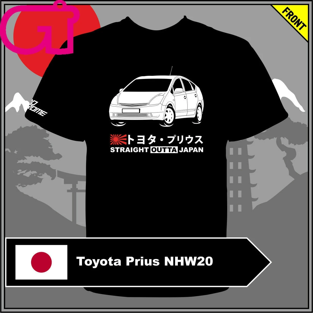 

GT-shirt Toyota Prius NHW20 Tshirt tee