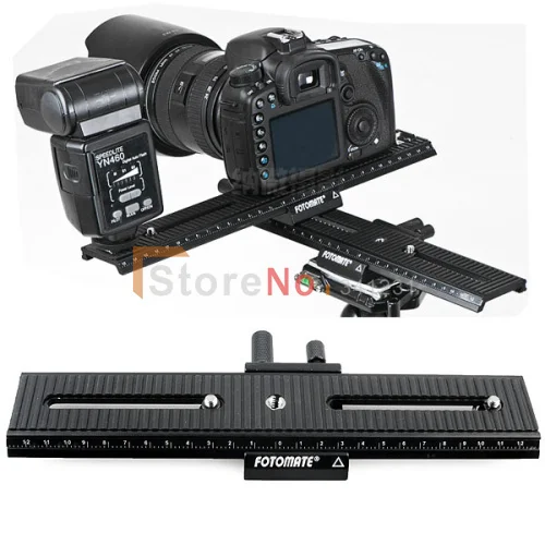Fotomate LP-02 Высокое качество 200 мм Диапазон 2-полосный Макросъемка рельс фокусировки