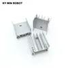 10pcs Aluminium TO-220 Heatsink TO 220 Heat Sink Transistor Radiator TO220 Cooler Cooling 25*23*16MM White With 2Pin ► Photo 2/6