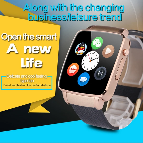 2016 New Arrival Top font b Smart b font Watch X6 Smartwatch Support SIM TF Card