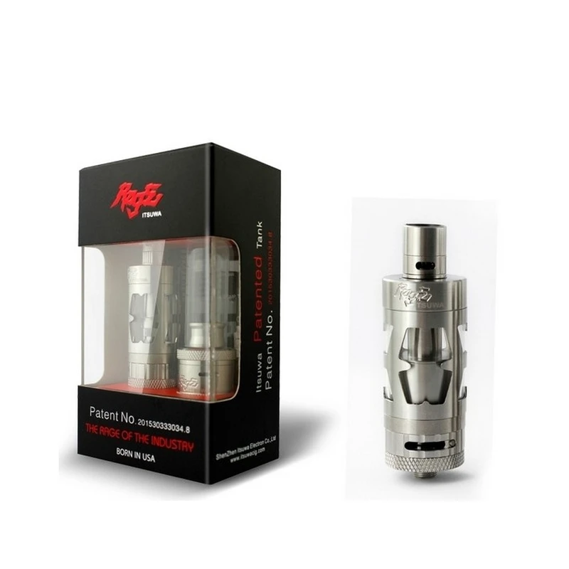 

2016 Innovative 3 in 1 RBA/RDA/Sub-ohm 4.0ml RAGE Tank for E-cigarette T20 (Silver)