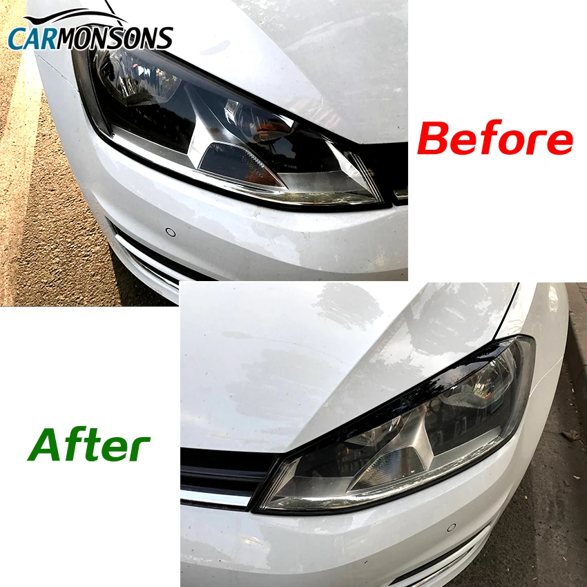 Carmonsons 2 Pcs Lot Headlights Eyebrow Eyelids Abs Chrome Trim Cover For Volkswagen Vw Golf 7 Mk7 Gti R Rline Car Styling Chrome Trim Car Stylingstyling Car Aliexpress Carmonsons 2 Pcs Lot Headlights Eyebrow Eyelids Abs Chrome Trim Cover For Volkswagen Vw Golf 7 Mk7 Gti R Rline Car Styling Chrome Trim Car Stylingstyling Car Aliexpress