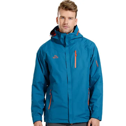 PELLIOT уличные куртки, Мужская брендовая куртка, три в одном, утолщенная флисовая двухсекционная одежда для альпинизма, мужские куртки - Цвет: NO.   8