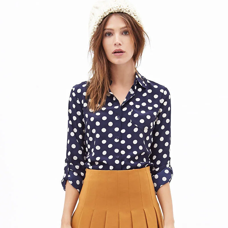 Womens Polka Dot Shirt - Polished Polka Dot Perfection Find womens polka dot tops at Macy's Macy's Presents: The Edit - A curated mix of fashion and inspiration Check It Out Free Shipping with $75 purchase + Free Store Pickup.