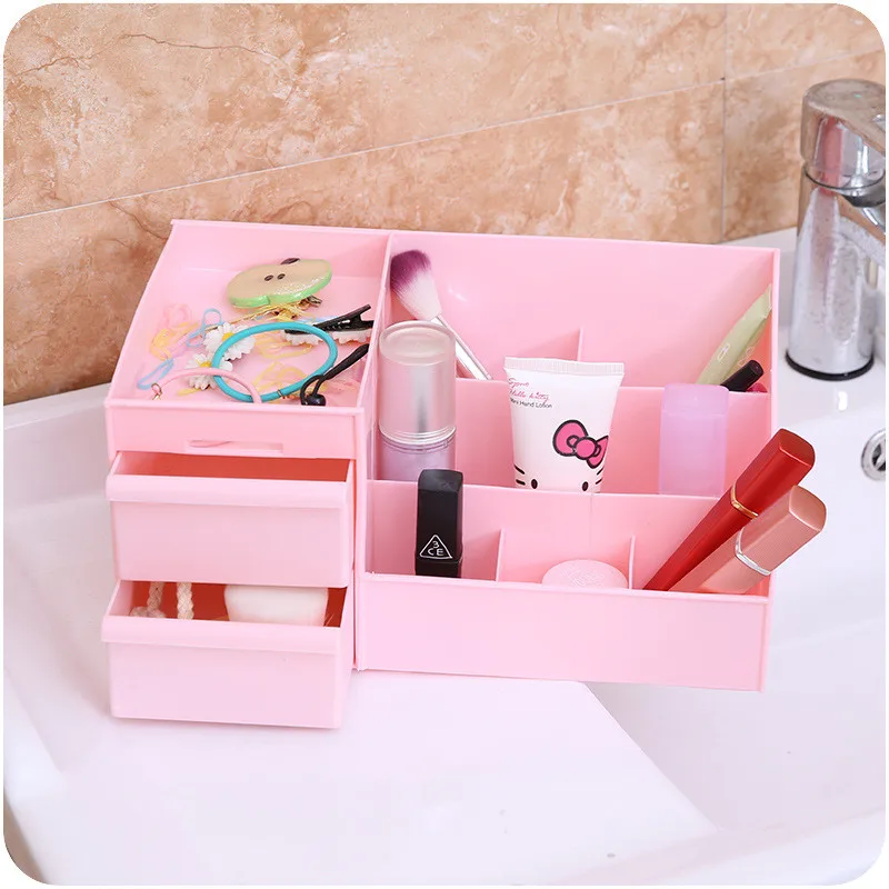 Jewelly صندوق تخزين es العملي انفصال DIY رشاقته البلاستيك مخزن للمكياج والمجوهرات مربع منظم أدوات التجميل درج تخزين Jewelly صندوق تخزين es العملي انفصال DIY رشاقته البلاستيك مخزن للمكياج والمجوهرات مربع منظم أدوات التجميل درج تخزين