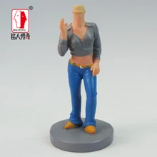 Birthday cake topper Creative gift portrait doll real custom clay dolls fixed resin body DR030