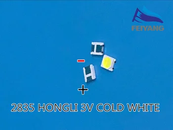 

500PCS HONGLI TRONIC LED Backlight 1210 3528 2835 1W 6V 111LM Cool white LCD Backlight for TV TV Application