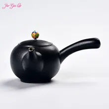 JIA-GUI LUO 245ML Pottery black pottery teapot handmade tea teahouse Tieguanyin tea house leisure club supplies gifts H005 чай tieguanyin