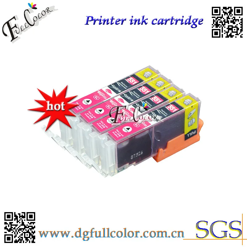 Free Shipping 300 Piece a Lot Compatible Ink Cartridge PGI350 CLI351 For MG5430 IP7230 Inkjet