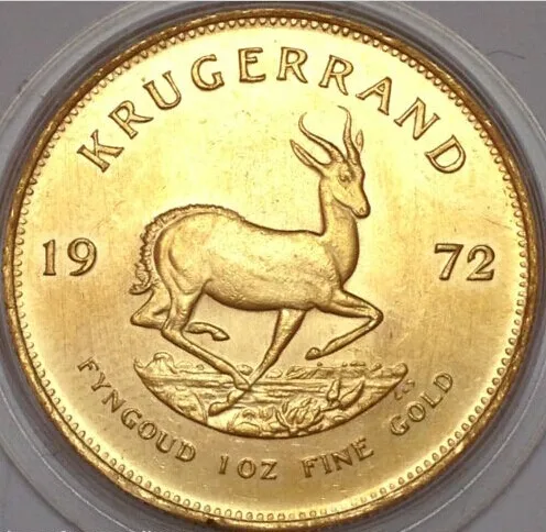 

1972 South Africa Krugerrand Gold Coin 1OZ fine gold Commemorative Coin Memorial Souvenirs Collectibles South Africa