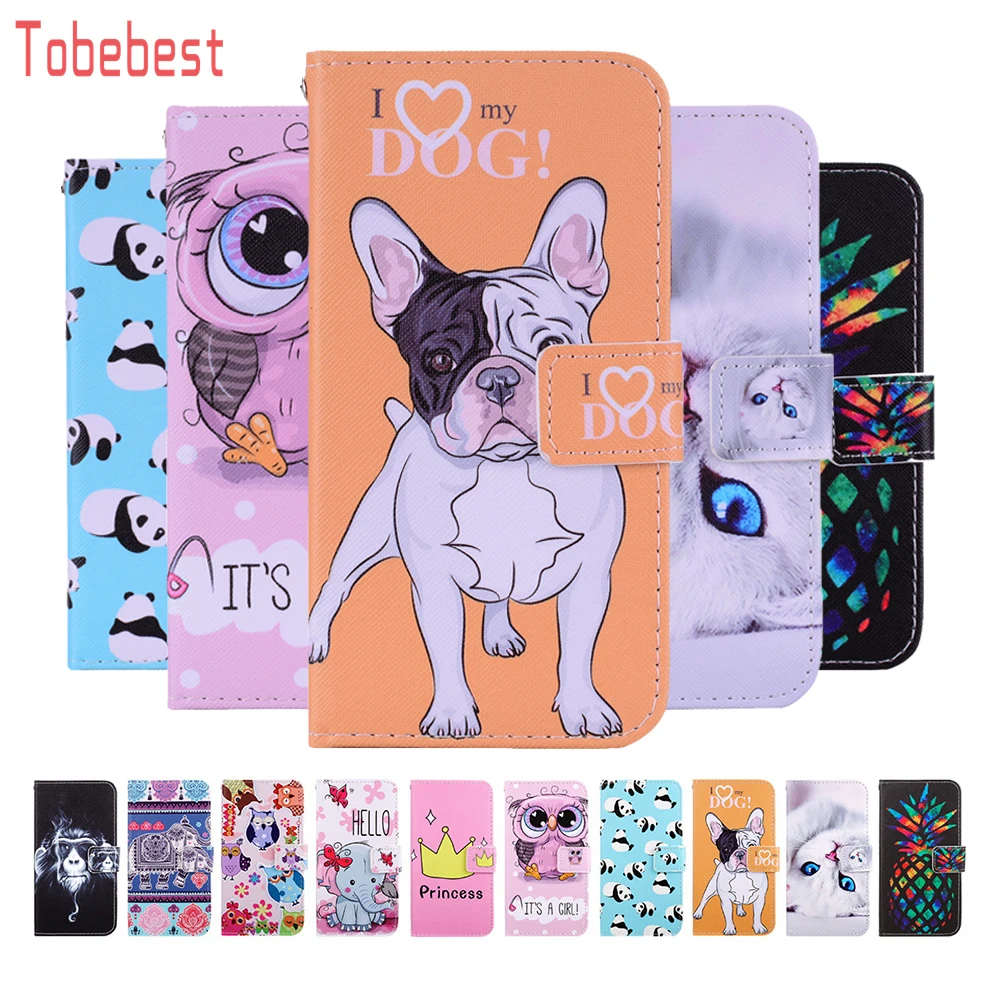 

Leather Cartoon Phone Case for Samsung Galaxy S5 S6 S7 Edge S8 S9 PLUS J3 J330 J3(2018) J530 J4 J6 A3 A5 2017 A5 2018 Flip Cover