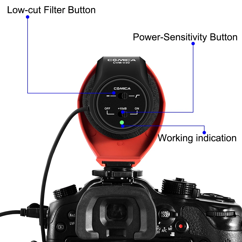 Comica CVM-V30 Shotgun On-Camera Microphone (3)