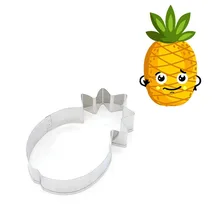 1 шт., кухонный резак для печенья, форма ананаса, металлическая форма, Sugarcraft, торт печенье пирожные, форма для выпечки, инструменты для украшения торта