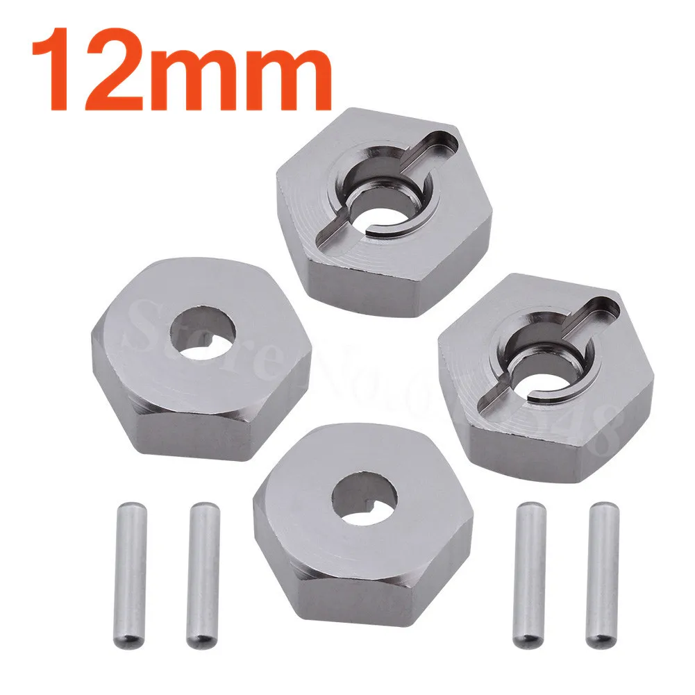 4pcs/lot 102042 Wheel Hex Nut 12MM With Pins HSP 1/10 Upgrade Parts